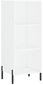 vidaXL Ντουλάπι Λευκό 34,5 x 34 x 180 εκ. από Επεξεργασμένο Ξύλο