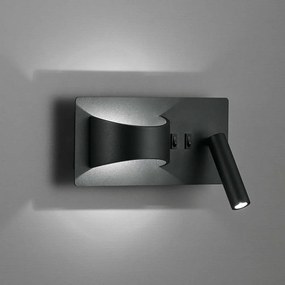Φωτιστικό Τοίχου - Απλίκα Jake 4243300 Led Black Viokef Metal