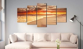 Πίνακας - Sea: Beautiful Sunset 100x50
