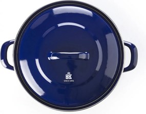 ΚΑΤΣΑΡΌΛΕΣ BK, DUTCH DUTCH OVEN WITH LID 22CM BLUE, ENAMELED
