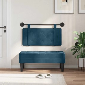 vidaXL Κρεμαστό Κεφαλάρι Μπλε Βελούδο