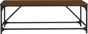 vidaXL Τραπεζάκι Σαλονιού Καφέ Δρυς 100x50x35 εκ. Επεξεργασμ. Ξύλο