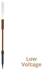 Επιδαπέδιο Φωτιστικό Κήπου Καρφωτό LED 1,5W 24V Σκουριά ΙΡ65 Stick 4320600 Viokef 4320600 Σκουριασμένο