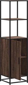 vidaXL Highboard καφέ δρυς Κατασκευασμένο ξύλο και μέταλλο