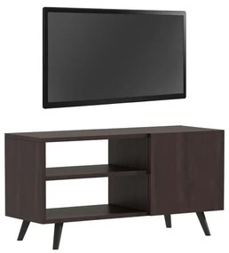 Έπιπλο τηλεόρασης Orianne μελαμίνης καρυδί-wenge 90x32x46εκ