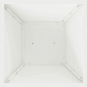 vidaXL Γλάστρα Πυλώνας Λευκό 35 x 35 x 73 εκ.