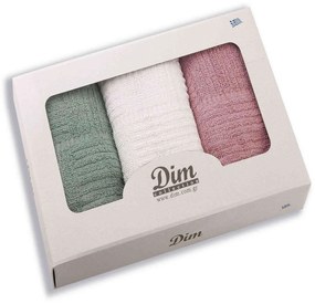 Πετσέτα Σετ 3 Τεμ Mix - DimCol 40x70cm 100% Cotton