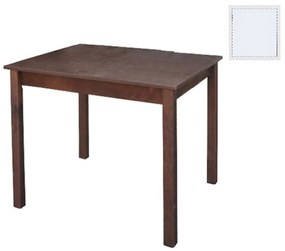 Τραπέζι Ταβέρνας Ρ518,Ε8 Επιφάνεια Κ/Π Εμποτισμένο Λευκό Λυόμενο 120x80 cm Ξύλο