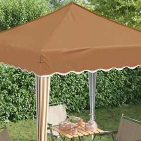 vidaXL Αυτοσχέδιο Μόρφωση 195 x 195 x 245 εκ. Μπεζ Ύφασμα Όξφορντ