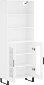 vidaXL Ντουλάπι Λευκό 69,5x34x180 εκ. από Επεξεργασμένο Ξύλο