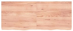 vidaXL Πάγκος Μπάνιου Αν. Καφέ 120x50x(2-6) εκ. Επεξεργ. Μασίφ Ξύλο