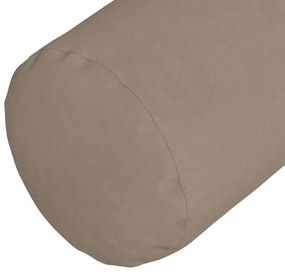 vidaXL Μαξιλάρια Στήριγμα 2 pcs Taupe Ø 25 x 70 cm Ύφασμα Μικροΐνας