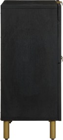 vidaXL Ραφιέρα Μαύρη 60x33x75 εκ. από Επεξεργασμένο Ξύλο