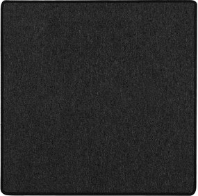 vidaXL Δερμάτινο Χαλί Ανθρακί 100 x 100 cm 100% Πολυπροπυλένιο