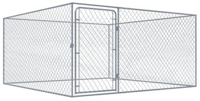 Κλουβί Σκύλου Εξωτερικού Χώρου 2 x 2 x 1 μ. Γαλβανισμένο Ατσάλι