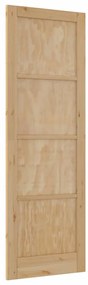 vidaXL Εσωτερική Πόρτα Καφέ 78 x 232 cm Κόντρα πλακέ