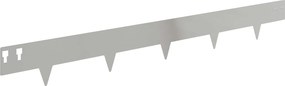vidaXL Περίγραμμα γκαζόν 10 τμχ. 100 x 12 cm Γαλβανισμένος Χάλυβας