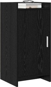 vidaXL Πλαϊνό γραφείο Μαύρη Δρυς 40 x 36 x 80 εκ Επεξεργασμένο Ξύλο