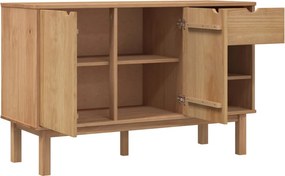 vidaXL Ντουλάπι OTTA 114 x 43 x 73,5 εκ. από Μασίφ Ξύλο Πεύκου