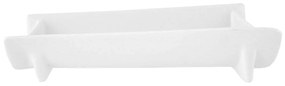 Πιατέλα-Κεραμίδα Διόνυσος Πυραντοχής Πορσελάνης Λευκή Art Et Lumiere 24x14εκ. 09120
