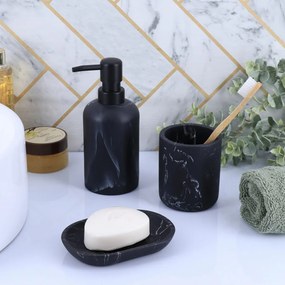 Ποτηροθήκη Μπάνιου (Φ7.6x9.5) T-D Marble Black 61122761