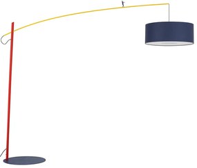 Φωτιστικό Δαπέδου Poise B 11430 65-220x255x230cm 25W 1xE27 Blue-Red Nowodvorski