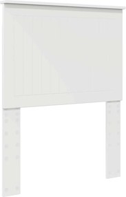 vidaXL Κρεβάτι Αποθήκης Λευκό 75 x 190 cm Επεξεργασμένο ξύλο