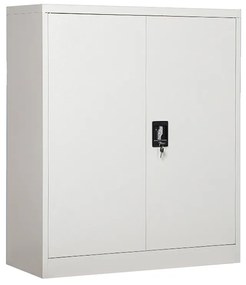 Φοριαμός GONDOLIN Γκρι Ανοιχτό Μέταλλο 90x40x91cm-14800026