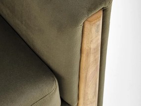 Πολυθρόνα Houston 1423 (Πράσινο), Πράσινο, 71x71x72cm, 17 kg, Ταπισερί, Πόδια: Πλαστική ύλη | Epipla1.gr