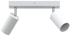 vidaXL Σποτ οροφής Λευκό 26 x 5.5 x 16.5 εκ Ατσάλι