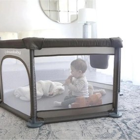 Βρεφικό Πάρκο Εξάγωνο Fabric Taupe Dreambaby