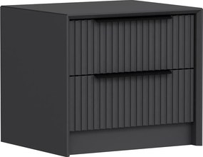 Κομοδίνο Ανθρακί FEFLEL 45x45x53