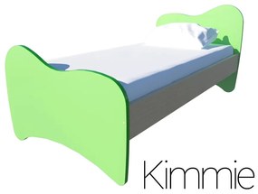 Παιδικό Ημίδιπλο 110x190 Κρεβάτι Πράσινο Irven Kimie