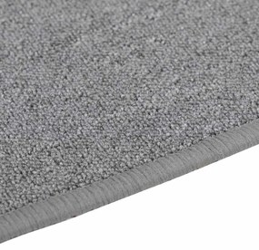 vidaXL Δερμάτινο Χαλί Ανοιχτό γκρι 100 x 300 cm 100% Πολυπροπυλένιο