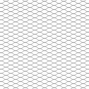 vidaXL Φράχτης Εξαγώνου Γκρι 1,2 x 10 m PVC