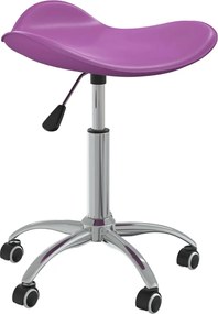 vidaXL Καρέκλα Γραφείου Μοβ από Συνθετικό Δέρμα