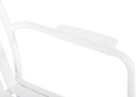 ΠΟΛΥΘΡΟΝΑ ΑΛΟΥΜΙΝΙΟΥ RACHEL HM6088.02 ΛΕΥΚΗ 63x58x85Υεκ.