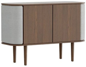 Μπουφές Treasures Horizons S 5774C711-03 109x43x75cm Dark Oak-Light Grey Umage Steel,Wood