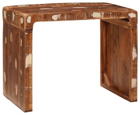 vidaXL End Table 60 x 35 x 46 εκ Στερεό ανακτημένο ξύλο