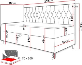 Καναπές κρεβάτι Junior Filip II-Ladi-Μήκος: 90 εκ.