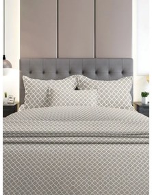 Σετ Σεντόνια Flannel 530 Grey Διπλό με λάστιχο (150x205+30)