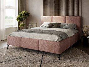 Επενδυμένο κρεβάτι Loren-Roz-160 x 200