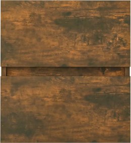 vidaXL Ντουλάπι Νιπτήρα Καπνιστή Δρυς 41x38,5x45 εκ. Επεξεργ. Ξύλο