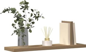 vidaXL Ράφια Τοίχου 4 τεμ. Artisan Δρυς 40x10x1,5εκ. από Επεξεργ. Ξύλο