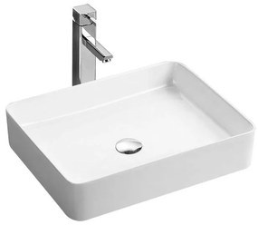 Pyramis Nolana Νιπτήρας Επικαθήμενος Λευκός 510 x 405 x 110mm