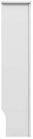 vidaXL Κάλυμμα Καλοριφέρ Λευκό 152 x 19 x 81,5 εκ. από MDF