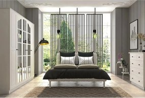 Πενταφυλλη Ντουλαπα Λευκο Ματ RB 52x175x184