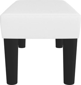 vidaXL Πάγκος Λευκός 70 x 30 x 30 εκ. από Συνθετικό Δέρμα
