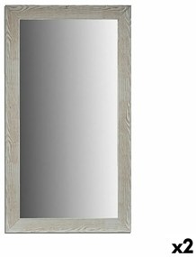 Τοίχο καθρέφτη 77505 Λευκό 75 x 136 x 1,5 cm Ορθογώνιο (x2)
