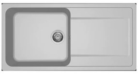Νεροχύτης κουζίνας LIFE 480 Aluminium 79 ELLECI 100x50cm